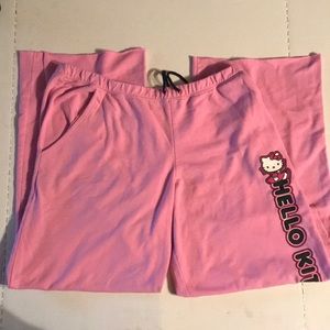 Women’s XL Pink Hello Kitty Sleep Lounge Pants